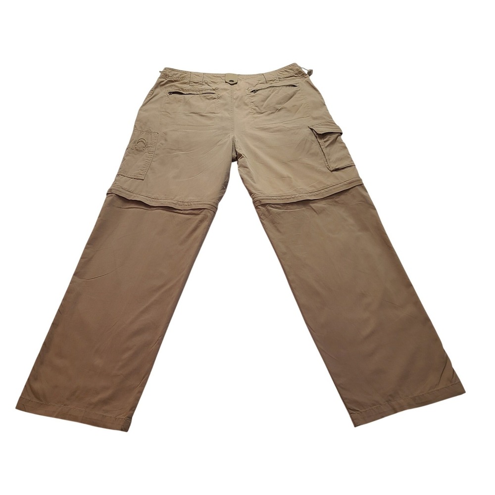 Sonoma‎ Life Style Convertible Cargo Pants Men's 36x34 Khaki Tan Zip Off Hiking